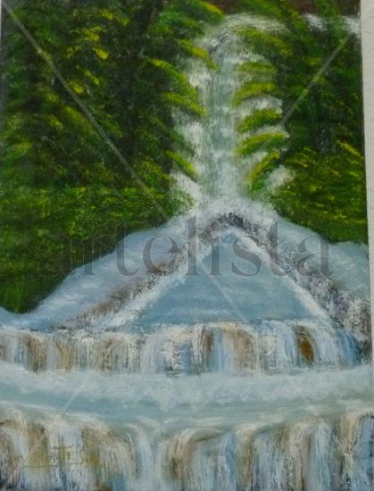 Cataratas Oil Canvas Landscaping