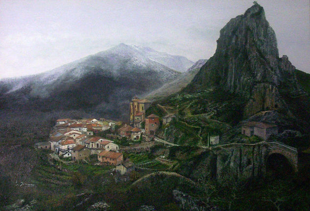 Valle del Najerilla Oil Canvas Landscaping