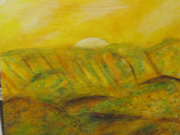 Paisaje amarillo Oil Canvas Landscaping