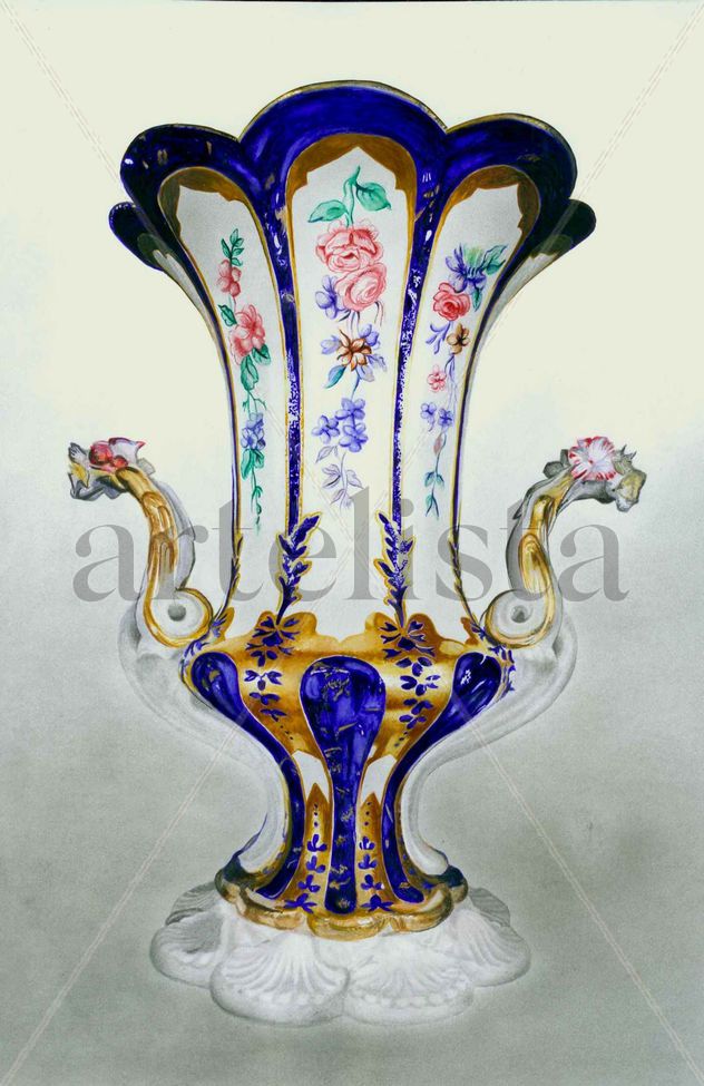 Jarrón de porcelana I