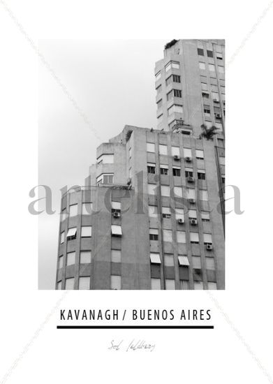 EDIFICIO KAVANAGH 2 Architecture and Interiorism Black and White (Digital)