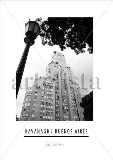 EDIFICIO KAVANAGH 4 Architecture and Interiorism Black and White (Digital)