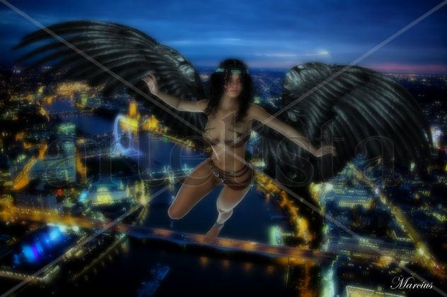 AN ANGEL ABOVE LONDON