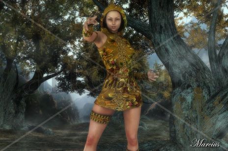 Flower priestess