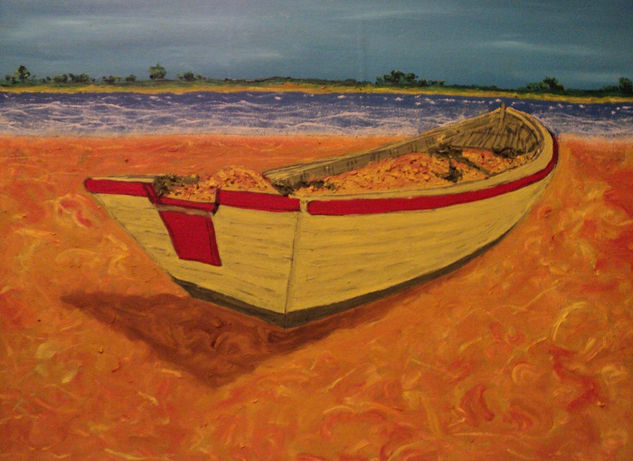 La otra orilla Oil Canvas Marine Painting