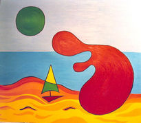 Niño junto al mar...