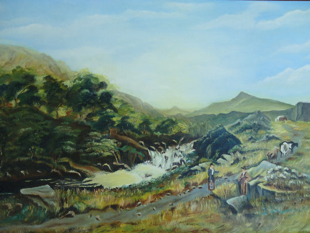 PAISAJE RURAL Oil Canvas Landscaping