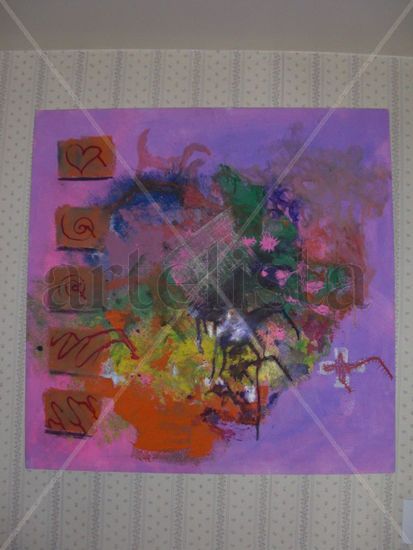 destruccion Mixed media Canvas Landscaping