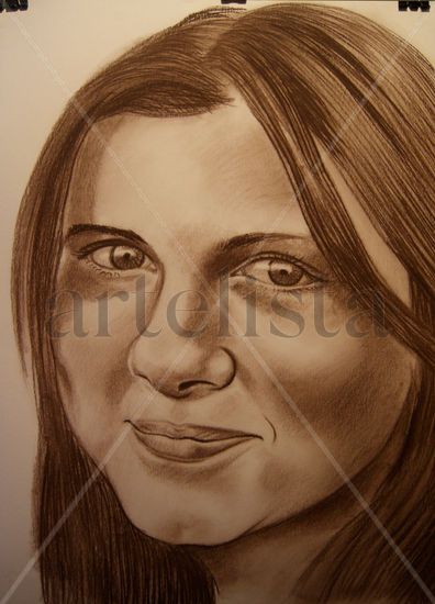 Rostro femenino en Sepia Otros