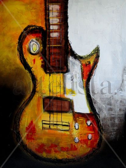 De la serie Guitarra Acrylic Canvas Others