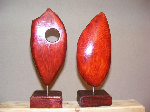 Adam & Eve Wood Abstract