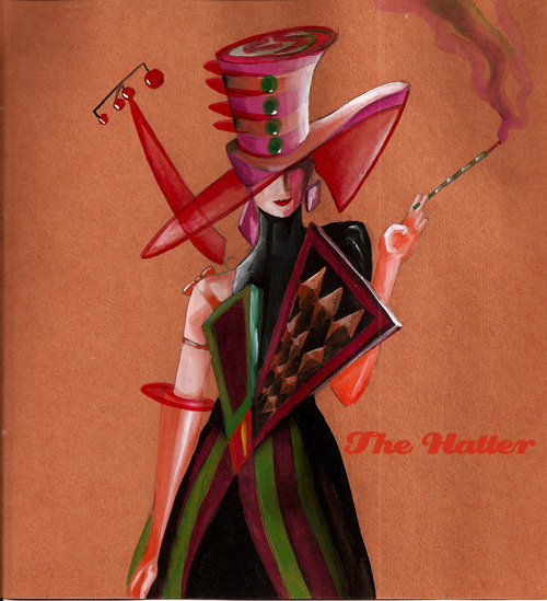 The Mad Hatter Acrylic Card Others