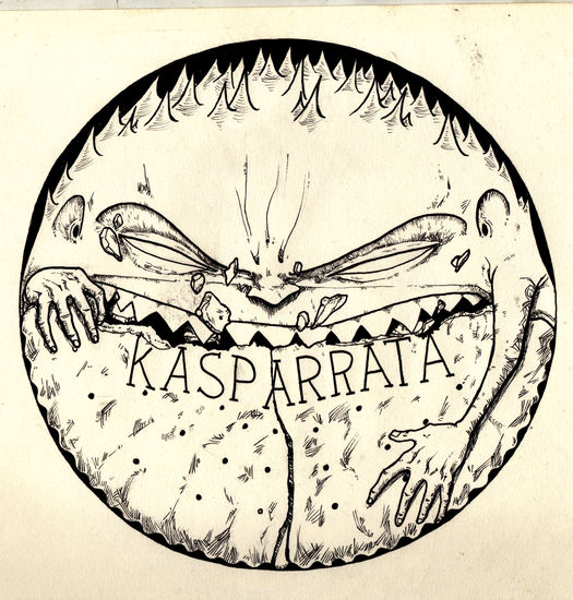 kasparrata -el fracaso esta cantado- galleta Técnica Mixta