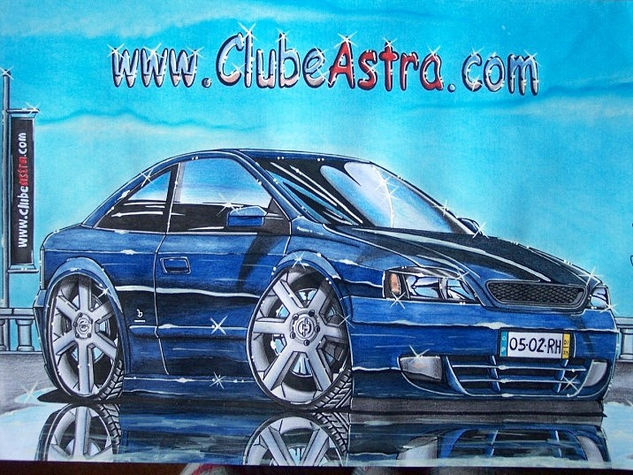 Opel Astra Coupe Técnica Mixta