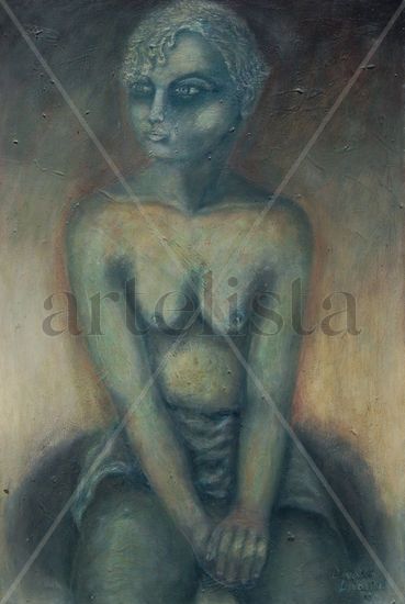 MODELO I Oil Canvas Nude Paintings