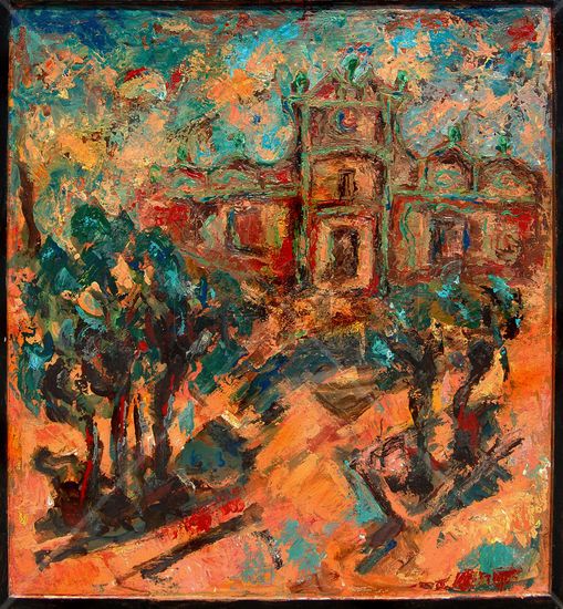 JESÚS MARÍA Oil Textile Landscaping