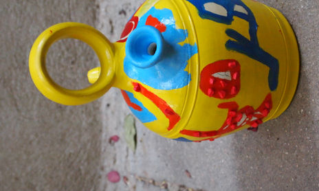 SERIE BOTIJOS PINTADOS  A MANO
