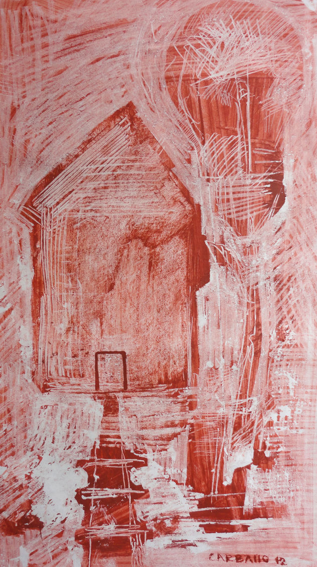 La de la Farola - 6.5 x 11 Acrylic on Paper