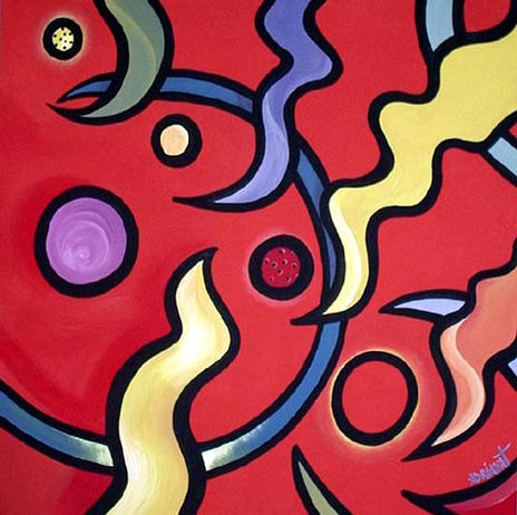 Abstracto alegre