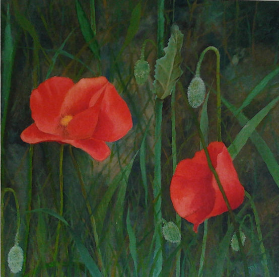 Gallarets Oil Canvas Floral Painting