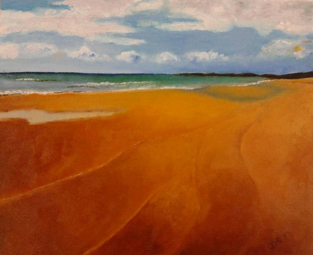 Playa, Menorca Oil Canvas Landscaping