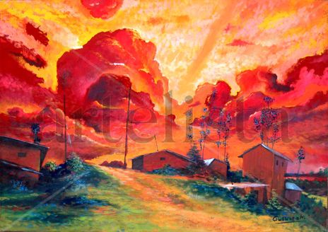 Atardecer en Ayabaca