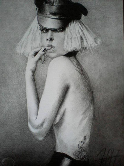 Dibujo Lady Gaga