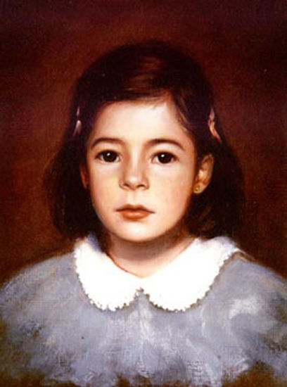 Laura Oil Canvas Portrait