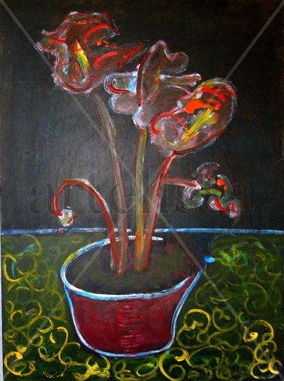 Flores Acrylic Others Floral Painting