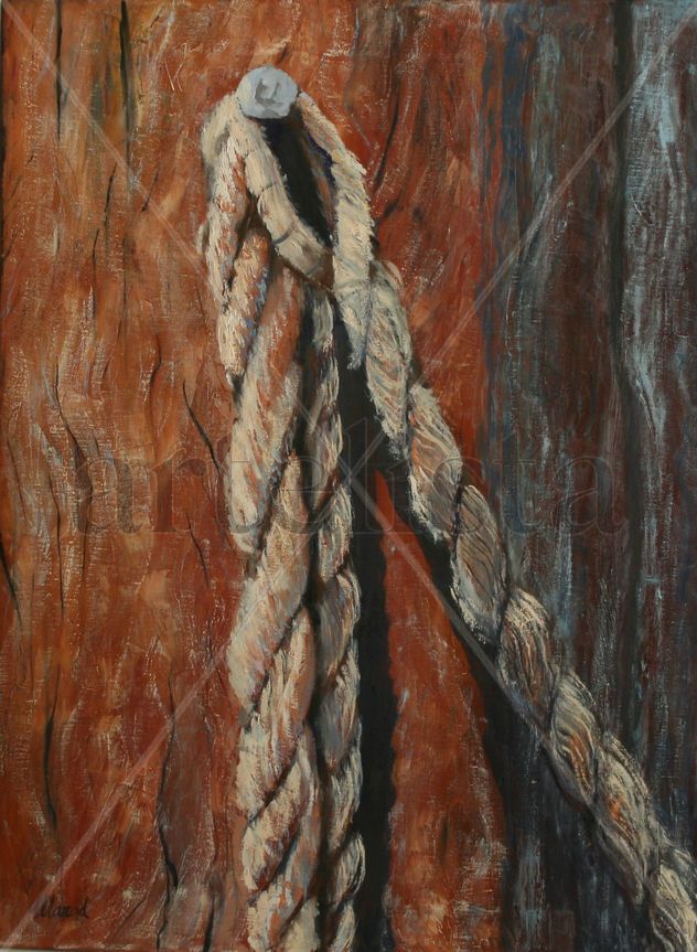Maroma Colgada en Pared