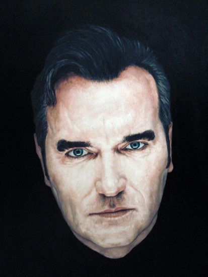 morrissey Oil Canvas Portrait