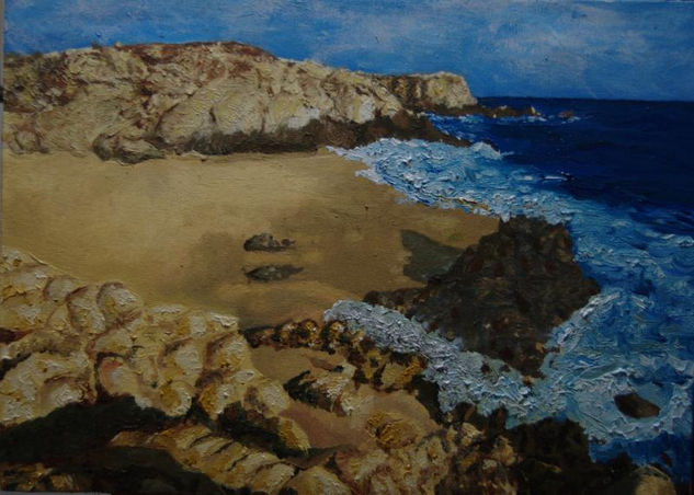 Refugio de Mar Oil Canvas Landscaping