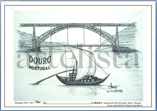 Obra nº 2 «DOURO - PORTUGAL» Ink