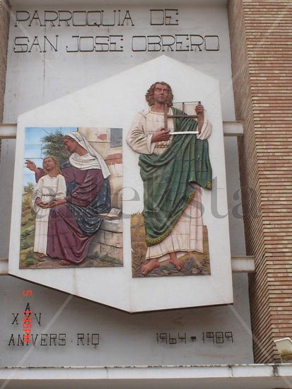 Fachada Iglesia de San José Obrero. Bailén (Jaén) Pottery Figurative