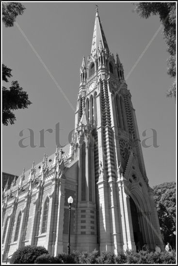 Catedral de San Isidro.Pcia de Buenos Aires Óleo Lienzo Paisaje