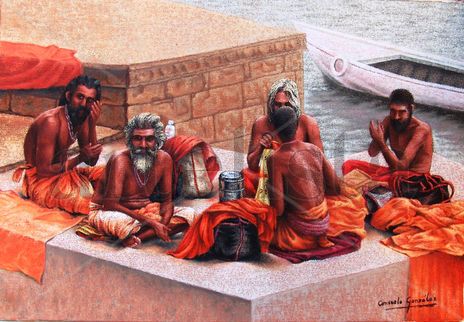 Junto al rio Ganges