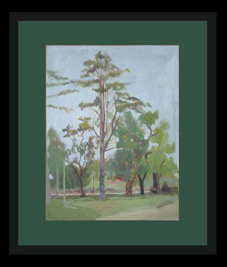 Arbol del Parque Oil Canvas Landscaping