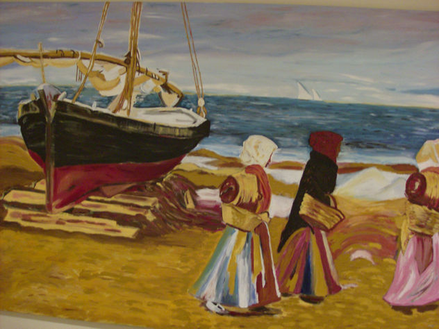 LA BARCA  Y LAS PESCADORAS