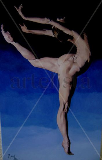 azul Oil Canvas Nude Paintings