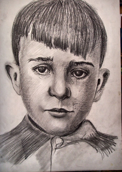 Retrato de niño Lápiz