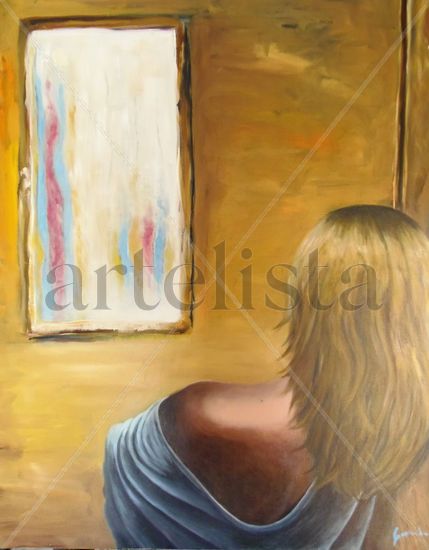 Una tarde de primavera Oil Canvas Figure Painting