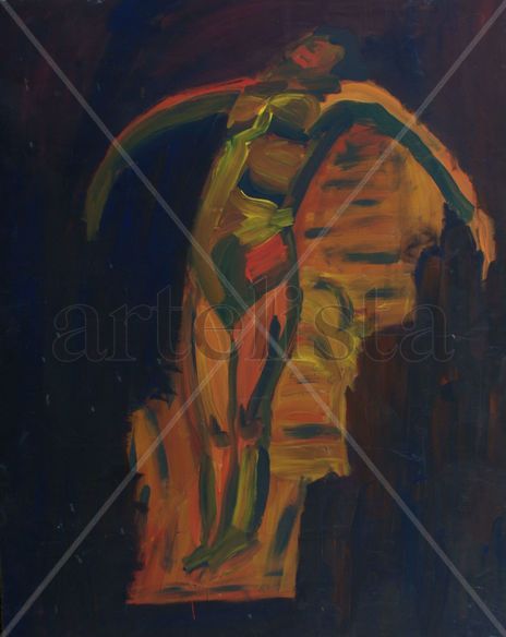 Mujer en cruz