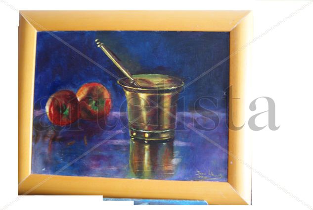 bodegon3 Oil Canvas Landscaping