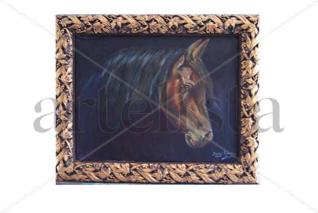 caballo1 Oil Canvas Landscaping