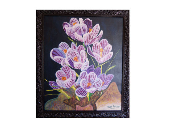 flores Oil Canvas Floral Painting