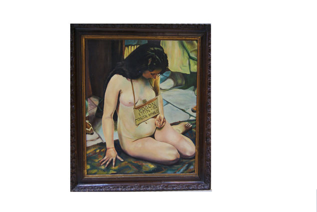 mujer Oil Panel Nude Paintings