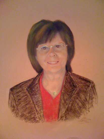 Victoria Pastel Paper Portrait