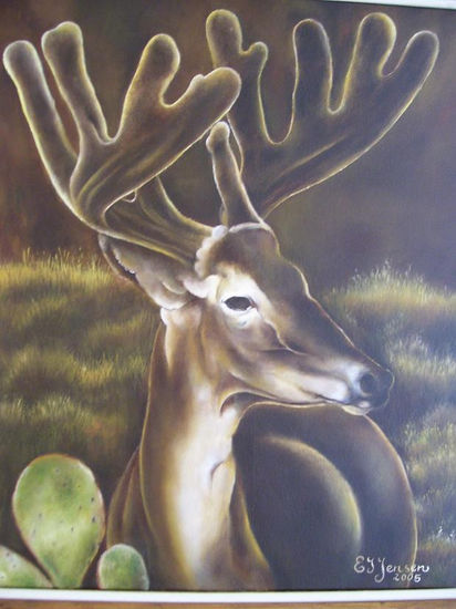 Ciervo Oil Canvas Animals