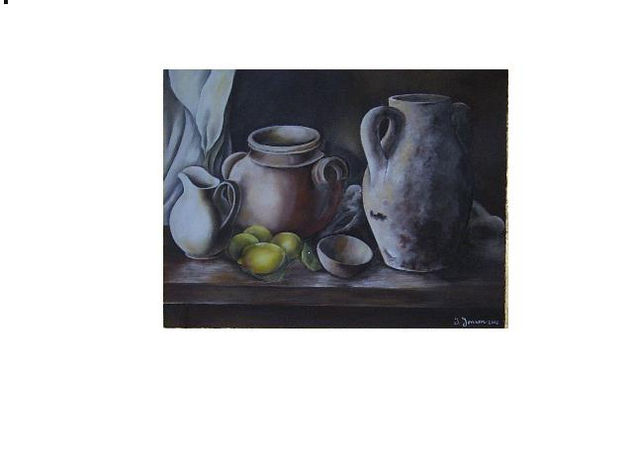 Cacharros Oil Canvas Still Life Paintings