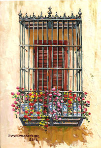 Balcon de forja